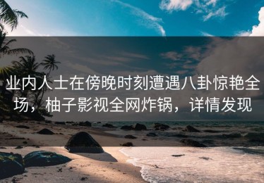 业内人士在傍晚时刻遭遇八卦惊艳全场，柚子影视全网炸锅，详情发现